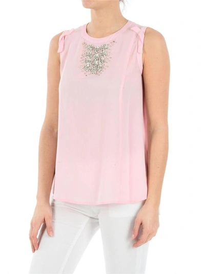 Shop Dice Kayek Blouse In Pink