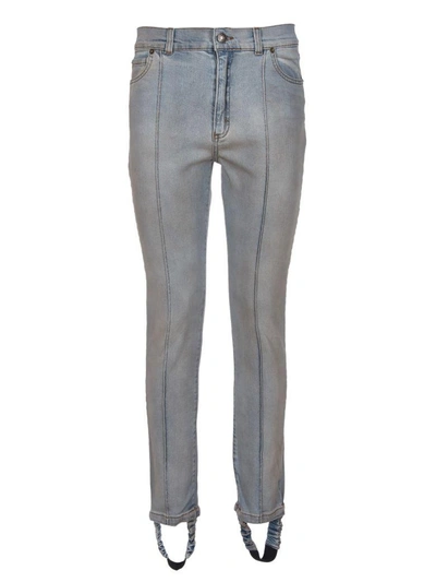 Shop Magda Butrym Benson Stirrup Skinny Jeans In Denim
