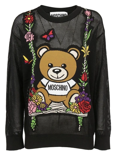 Shop Moschino Teddy Bear Sweatshirt