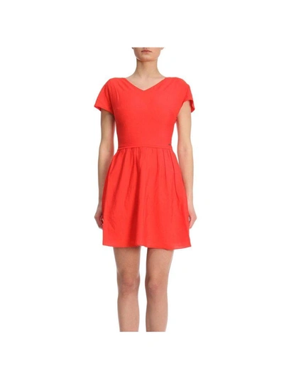 Shop Armani Collezioni Dress Dress Women Armani Exchange In Red