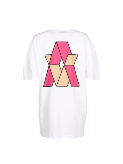 Shop Aalto Logo Print T-shirt In White