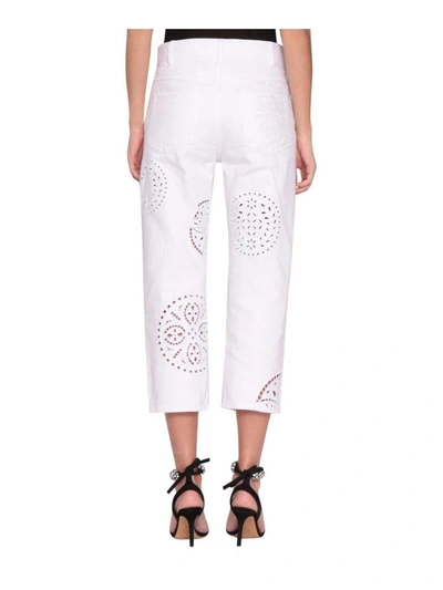 Shop Isabel Marant Ronnie Jeans In Bianco