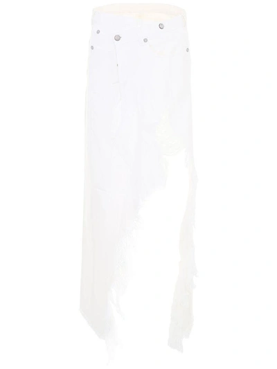 Shop R13 Harrow Skirt In Whitebianco