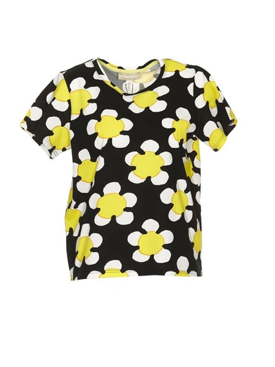 Shop Marc Jacobs Printed Classic T-shirt In Yellow Multicolor