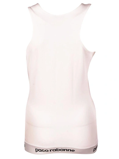 Shop Rabanne Fitted Tank Top In White