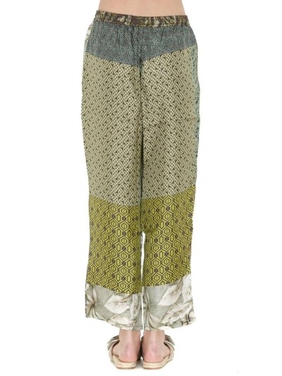 Shop Pierre-louis Mascia Silk Pants In Multicolor
