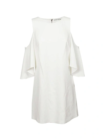 Shop Alice And Olivia Ripped Dress In White
