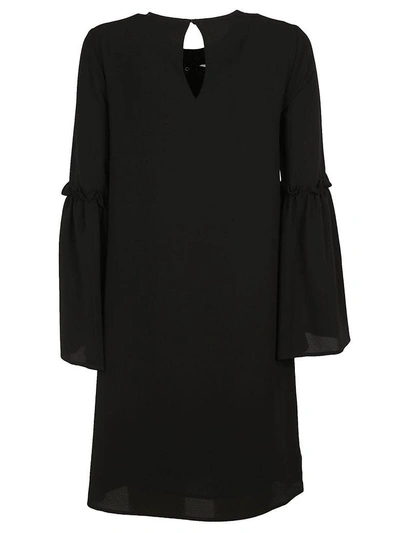 Shop Michael Kors Michael  Embellished Dress In Black