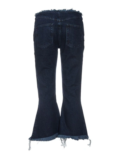 Shop Marques' Almeida Marques'almeida Ripped Jeans In Blu