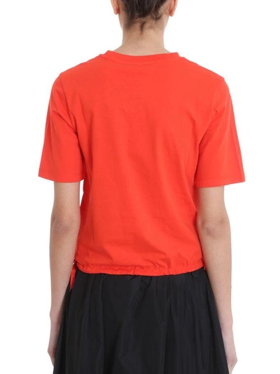 Shop Kenzo Tiger Red Cotton T-shirt