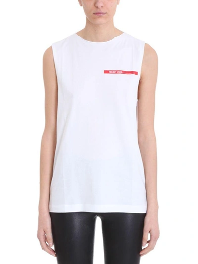 Shop Helmut Lang Raw Muscle Tee In White