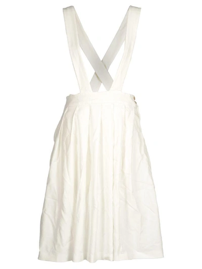 Shop Comme Des Garcons Girl Salopette In Off White