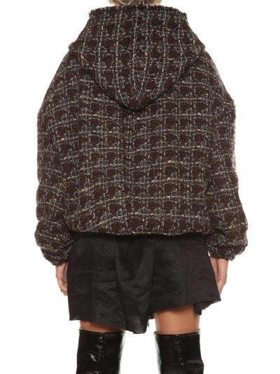 Shop Isabel Marant Checked Tweed Jacket In Multi