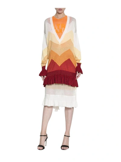 Shop Marco De Vincenzo Lurex Blend Skirt In Multicolor