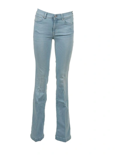 Shop 7 For All Mankind Bootcut Jeans In Denim Chiaro