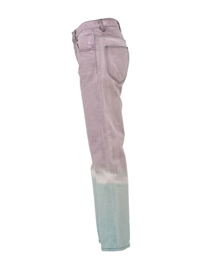 Shop Loewe Tie-dye Straight-leg Jeans In Multicolor