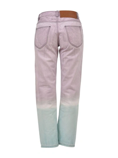 Shop Loewe Tie-dye Straight-leg Jeans In Multicolor