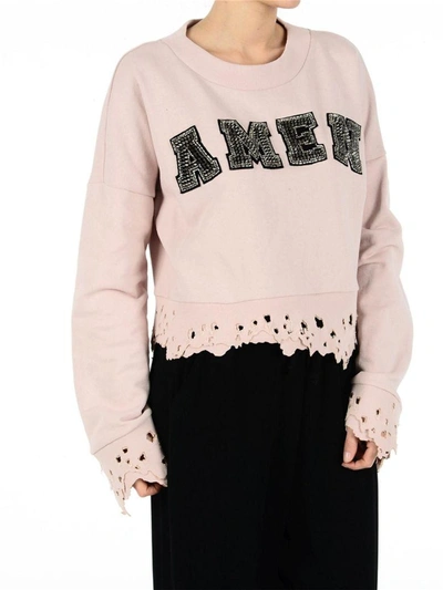 Shop Amen Pink Sweatshirt