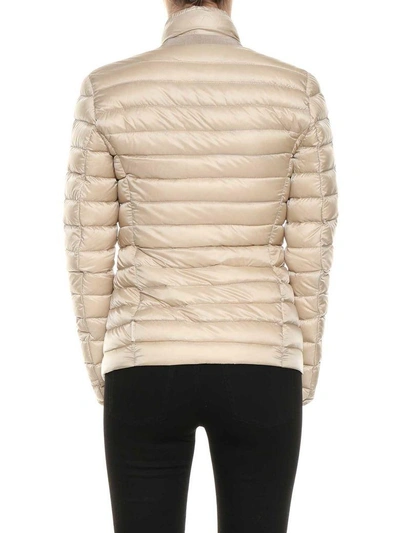 Shop Moncler Opale Down Blazer In Beige