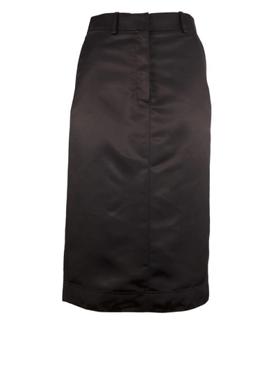 Shop Calvin Klein 205w39nyc Skirt In Nero