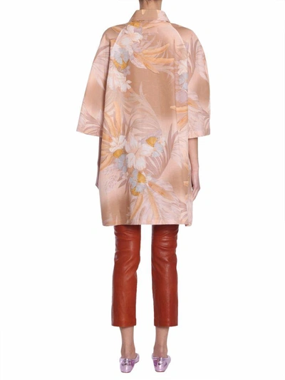 Shop Maison Margiela Oversize Shirt Dress In Multicolor