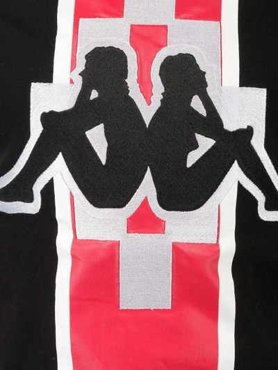 Shop Marcelo Burlon County Of Milan Kappa By Marcelo Burlon Cotton T-shirt In Black - Red - White