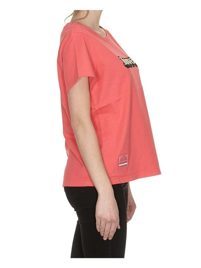 Shop Marc Jacobs Love Printed T-shirt In Hot Pink