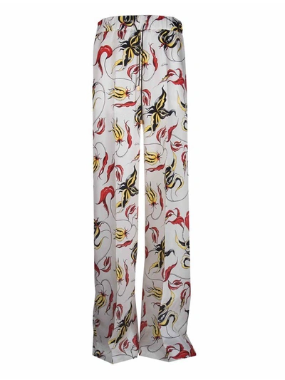Shop Fausto Puglisi Fantasy Track Pants In Ivory
