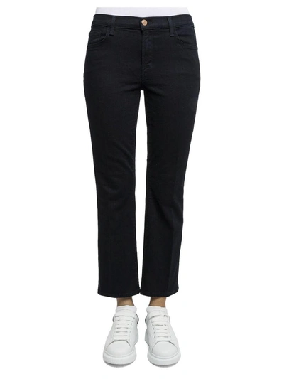 Shop J Brand Blue Cotton Pants