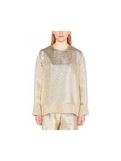 Shop Stella Mccartney Blouse In Gold