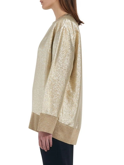 Shop Stella Mccartney Blouse In Gold