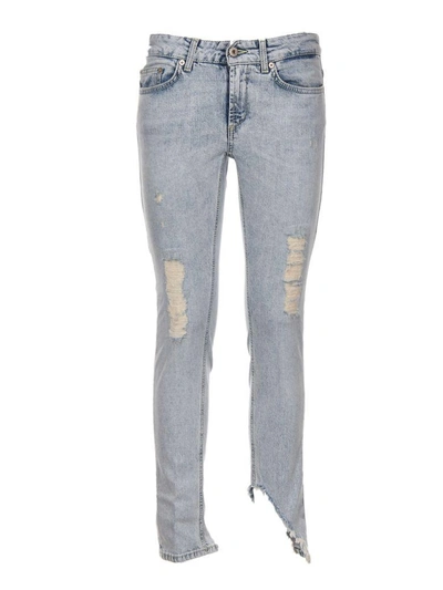 Shop Dondup Monroe Jeans In Denim Chiaro