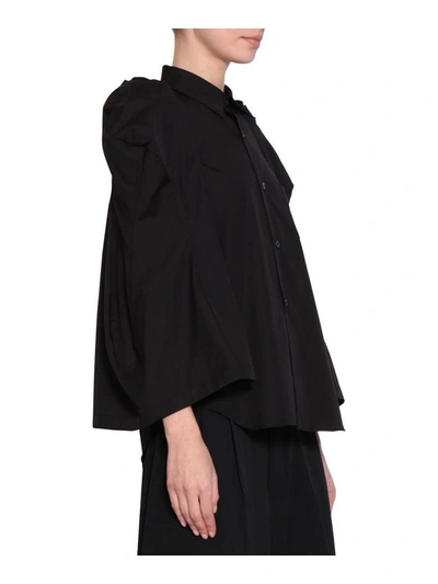 Shop Comme Des Garçons Cotton Shirt In Nero