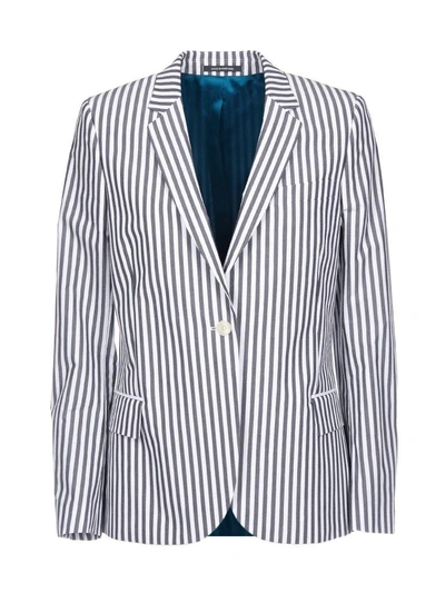 Shop Paul Smith Ps By  Striped Blazer In White