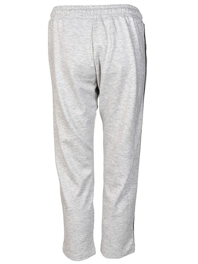 Shop Markus Lupfer Cropped Track Pants In Grey