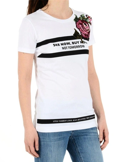 Shop Dolce & Gabbana Dolce E Gabbana T-shirt In White