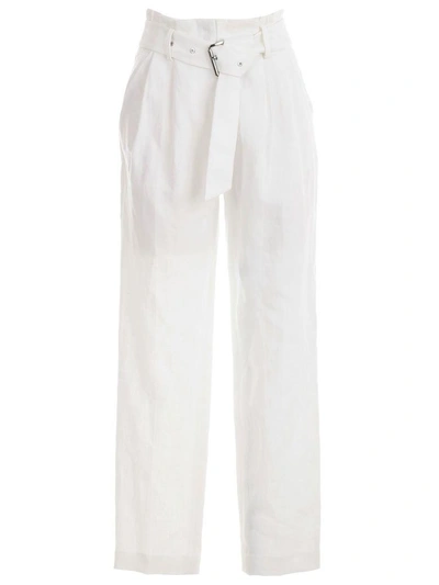 Shop Michael Michael Kors Trousers In White