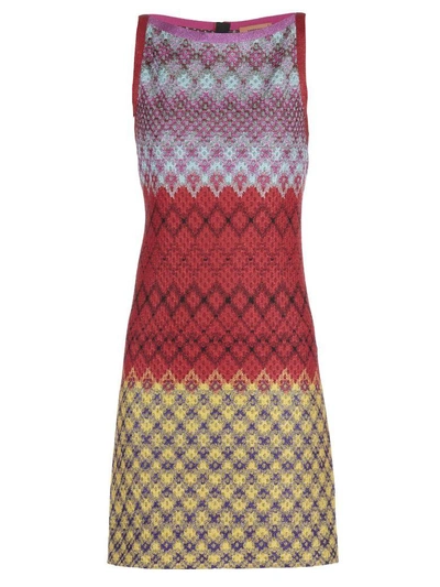 Shop Missoni Lurex Dress In Multi