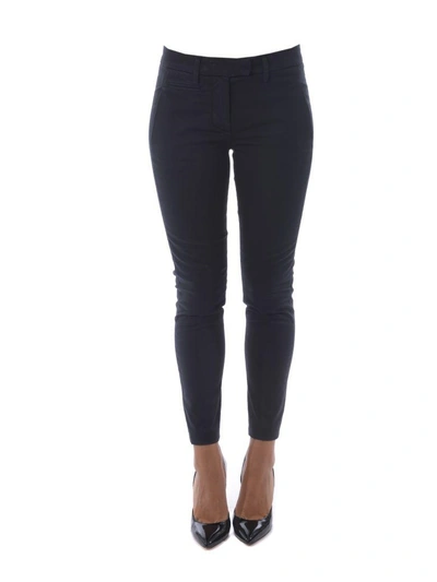Shop Dondup Perfect Trousers In Blu Scuro