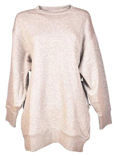 Shop Tommyxgigi Sweatshirt Dress In Light Grey