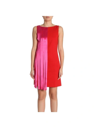 Shop Versace Dress Dress Women  In Red