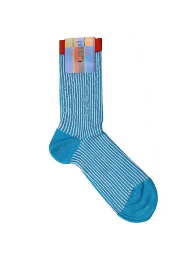 Shop Gallo Socks Socks Women  In Turquoise