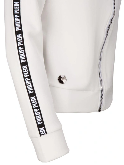 Shop Philipp Plein Sweatshirt In Bianco