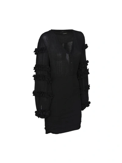 Shop Isabel Marant Celest Dress In Black
