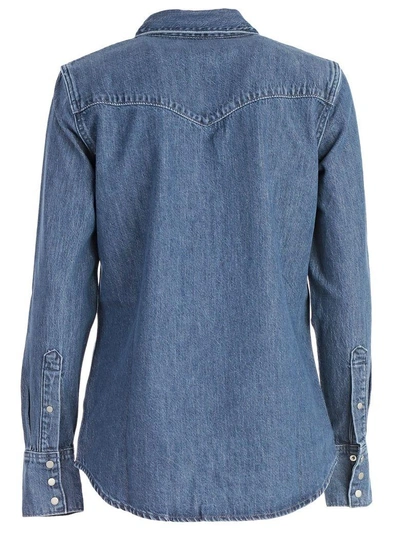 Shop Calvin Klein Jeans Est.1978 Shirt In Dark Blue White