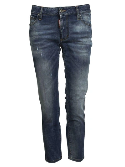 Shop Dsquared2 Cropped Twiggy Jeans