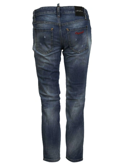 Shop Dsquared2 Cropped Twiggy Jeans