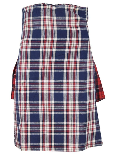 Shop R13 Asymmetric Apron Skirt