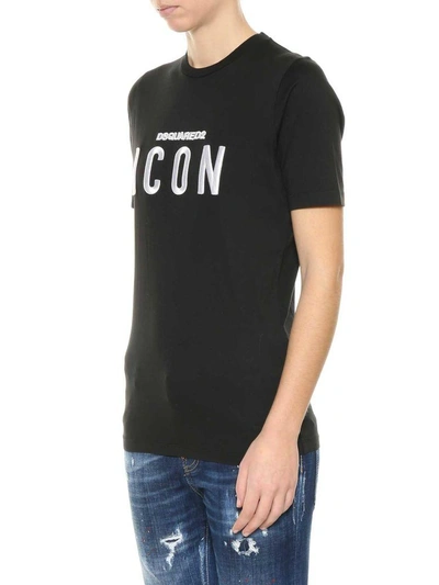 Shop Dsquared2 Icon T-shirt In Nero