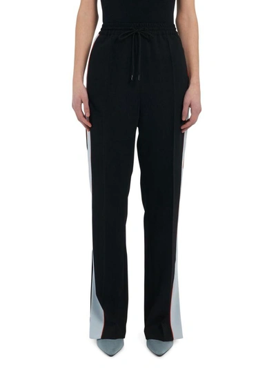 Shop Sportmax Code Trousers In Blu Navy